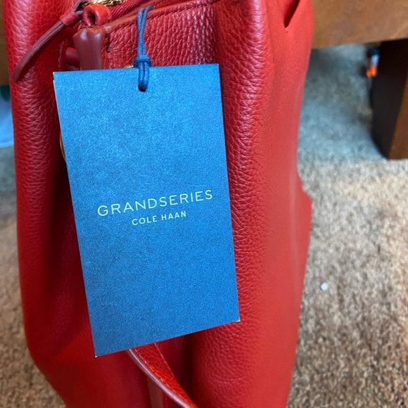 COLE HAAN LEATHER BAG NWT - Picture 7 of 9